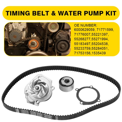 Timing belt water pump kit - water,