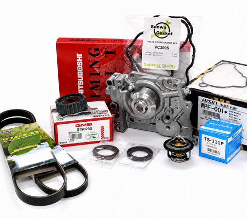 Timing belt 9parts kit - belt, for