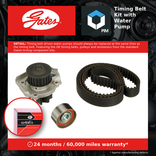 Timing belt water pump kit - timing,